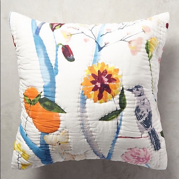 Anthropologie Other - Anthropologie Garden Chinoiserie Euro Shams